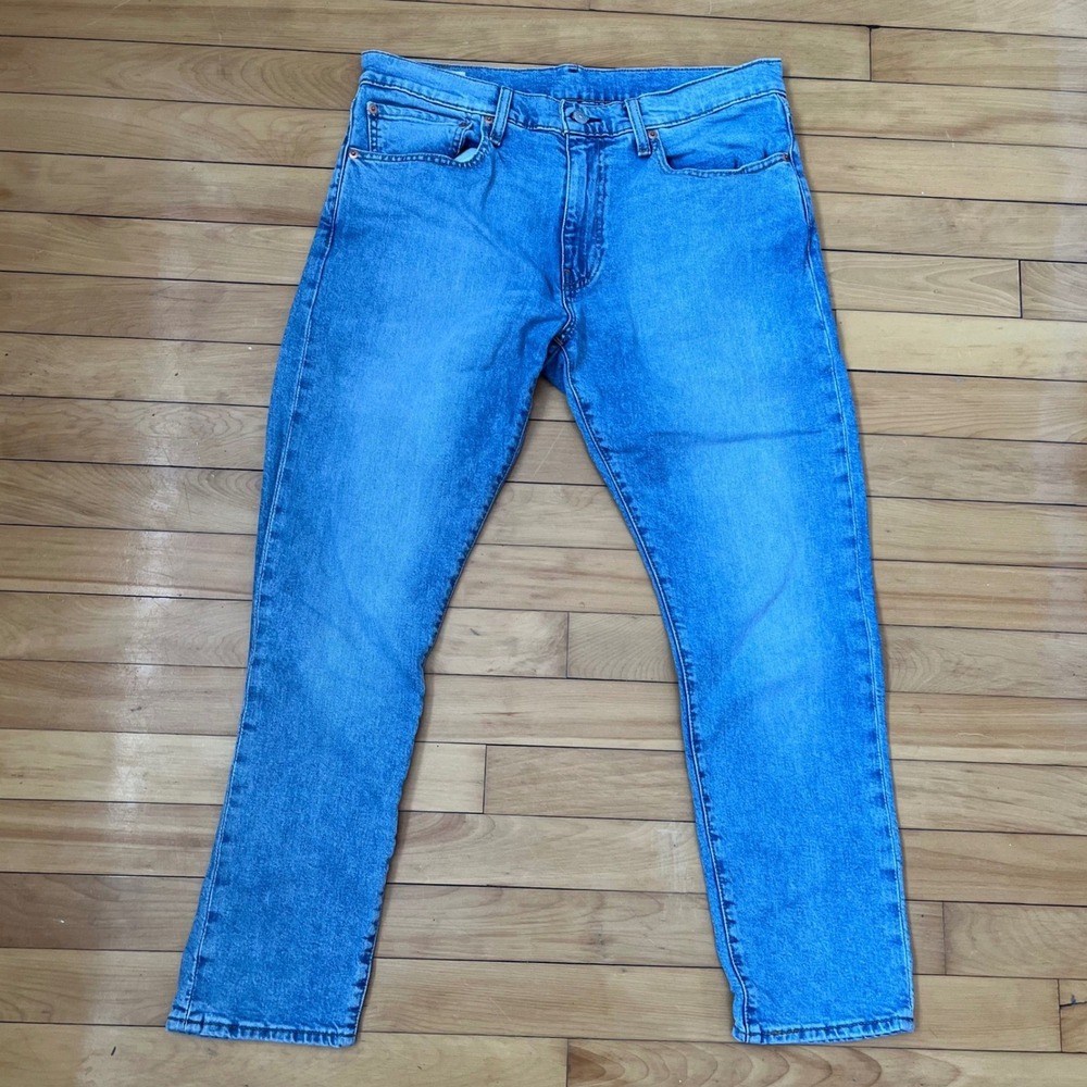 Levis 512 Slim Fit Jeans Mens 34x30 Medium Wash Blue Denim Pants 04511-2424